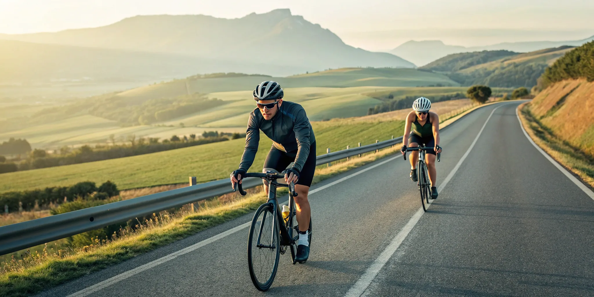 Cyclists on a scenic road preparing for one of the top century rides of 2026.
