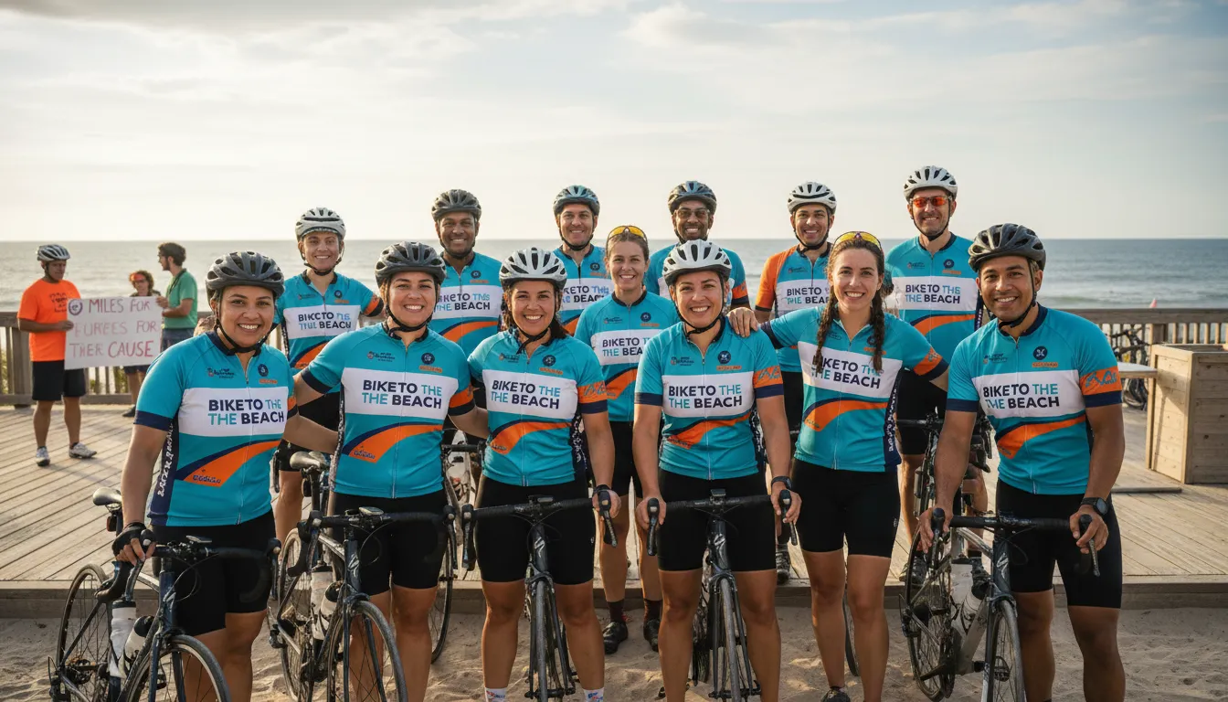 First-time riders planning a bike fundraiser vol 20 charity ride