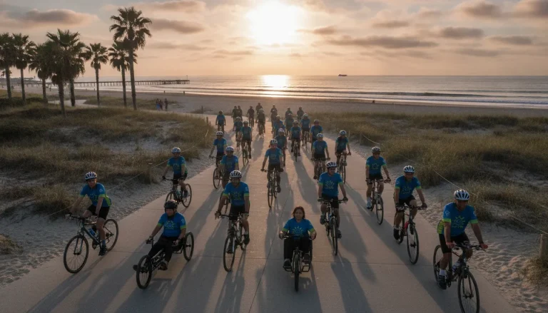 Charity cyclists on the DC to Dewey Beach bike ride